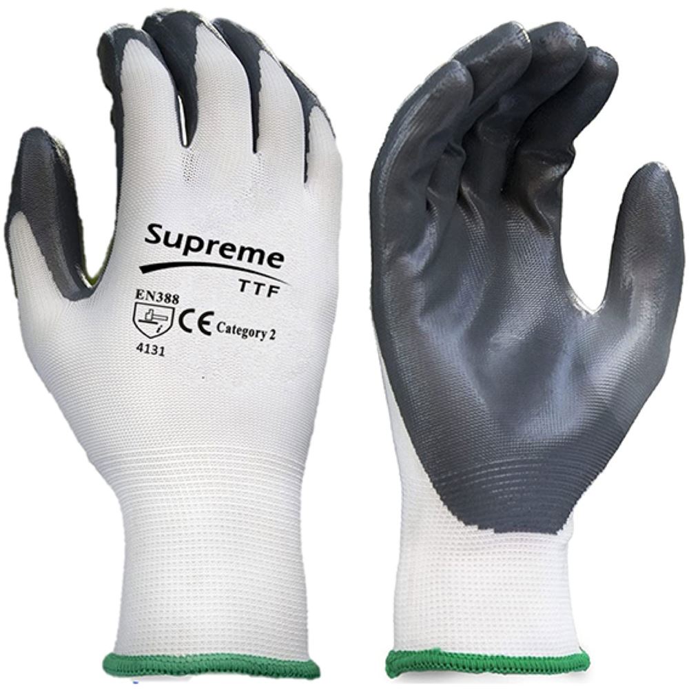 Supreme 103WG Grip Work Gloves with Nitrile Coating - 13g