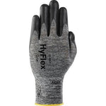 Ansell HyFlex 11-801 Breathable Dark Grip Glove with Foam Nitrile Coating - 15g