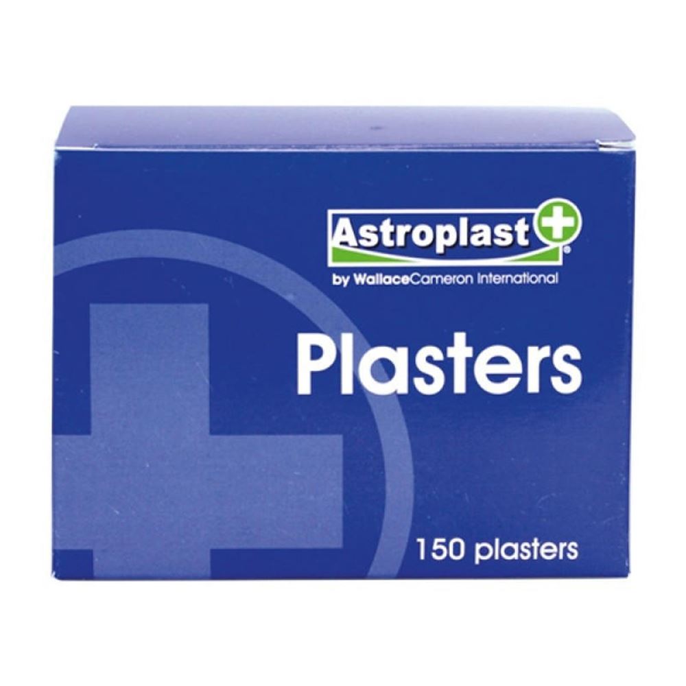 Astroplast Blue Detectable Assorted Catering Plasters (Pack 150)