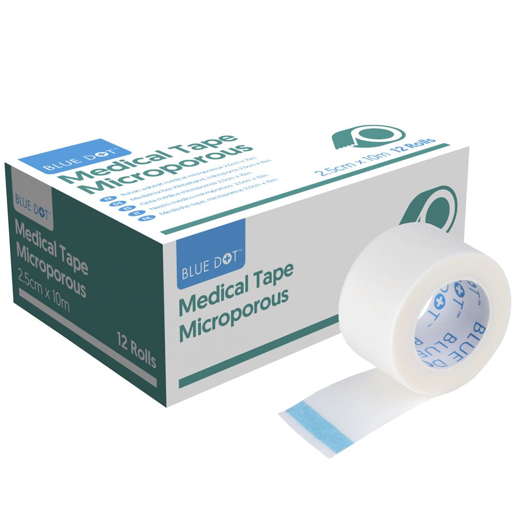 Microporous Tape 2.5cm x 10M (Box 10)