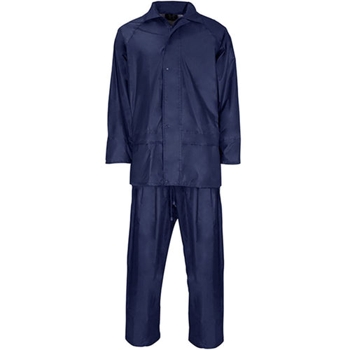 Supertouch Navy Polyester/PVC Rainsuit