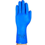 Ansell AlphaTec 37-501 Flexible Blue Nitrile Chemical Resistant Gauntlet 33cm