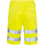 Supertouch Yellow Polycotton Hi Vis Shorts