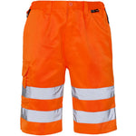 Supertouch Orange Polycotton Hi Vis Shorts