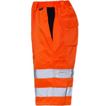 Supertouch Orange Polycotton Hi Vis Shorts