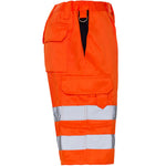 Supertouch Orange Polycotton Hi Vis Shorts