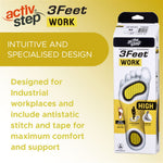 Rock Fall 3FW001H Activ-Step 3Feet Work Anti-Static High Footbed Insoles