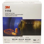 3M 1110 Foam Corded Ear Plugs (100 Pairs) - SNR 35dB