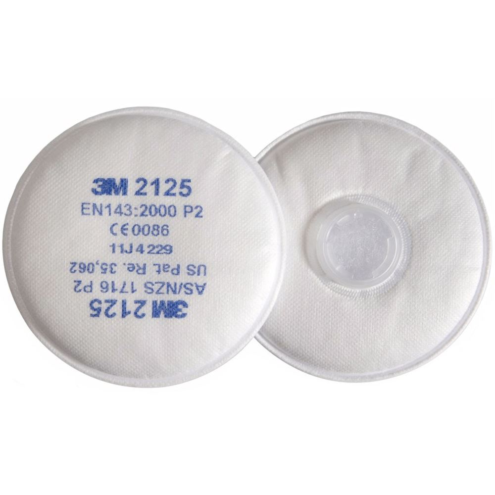 3M 2125 P2 Particulate Filter For 6000 7500 Series Masks (Pair)