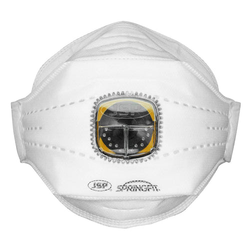 JSP Springfit 425ML FFP2 Valved Moulded Disposable Masks (Pack 10) BGA172-202-000
