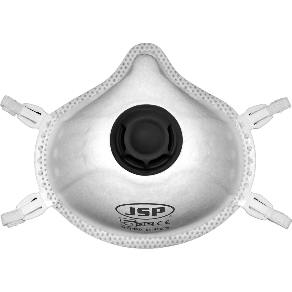 JSP 532 FFP3D Valved Moulded Disposable Masks (Pack 5) BEK130-002-M00