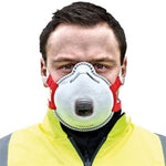 JSP Typhoon 735 FFP3D Valved Moulded Disposable Masks (Pack 10) BEK136-101-A00