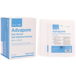 Advapore Fabric Non-Woven Adhesive Wound Dressings - Pack of 50