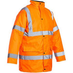 Blackrock Orange Padded Waterproof Hi Vis Jacket