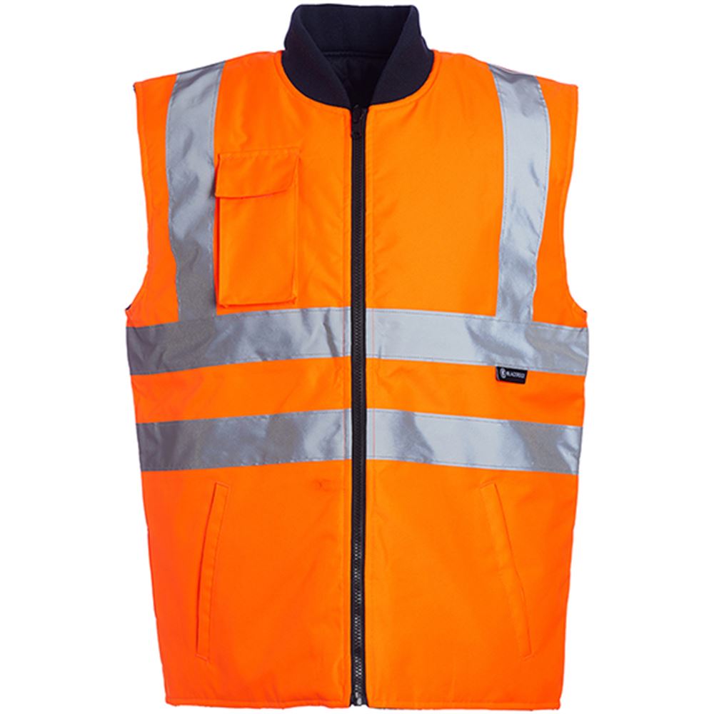 Blackrock Orange Hi Vis Reversible Bodywarmer