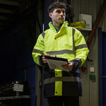 Blackrock Yellow Two Tone Padded Waterproof Hi Vis Jacket