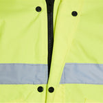 Blackrock Yellow Padded Waterproof Hi Vis Bomber Jacket