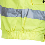 Blackrock Yellow Padded Waterproof Hi Vis Bomber Jacket