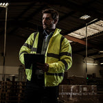Blackrock Yellow Padded Waterproof Hi Vis Bomber Jacket