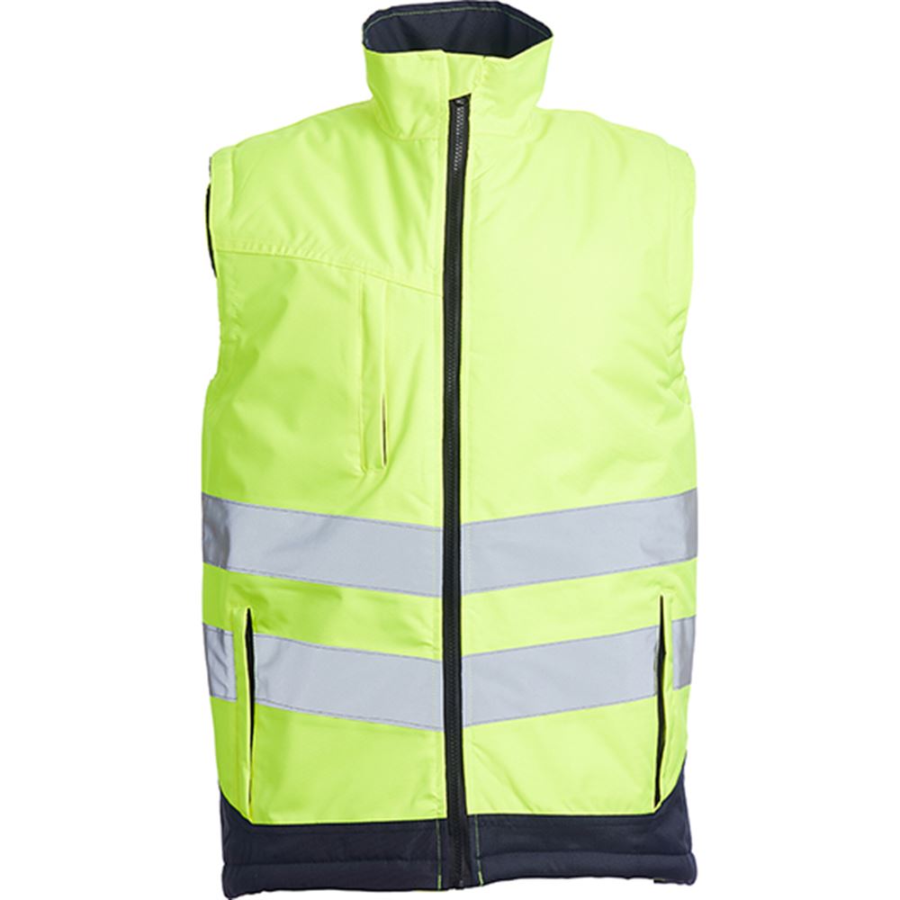Blackrock Yellow Performance Padded Hi Vis Bodywarmer