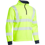 Blackrock Yellow 1/4 Zip Hi Vis Sweatshirt