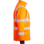 Blackrock Rail Orange 1/4 Zip Hi Vis Sweatshirt