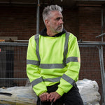 Blackrock Yellow Hi Vis Sweatshirt