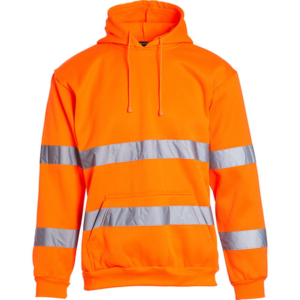 Blackrock Rail Orange Hi Vis Hooded Sweatshirt