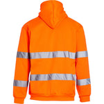 Blackrock Rail Orange Hi Vis Hooded Sweatshirt