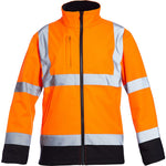 Blackrock Rail Orange Two Tone Hi Vis Softshell Jacket