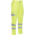 Blackrock Yellow Polycotton Hi Vis Cargo Trousers