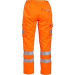 Blackrock Rail Orange Polycotton Hi Vis Cargo Trousers
