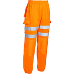 Blackrock Rail Orange GRS Sustainable Eco Hi Vis Jogging Bottoms
