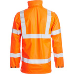 Blackrock Rail Orange Lightweight PU Waterproof Hi Vis Jacket