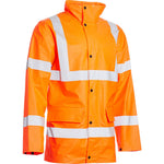 Blackrock Rail Orange Lightweight PU Waterproof Hi Vis Jacket