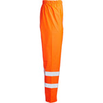 Blackrock Rail Orange Lightweight PU Waterproof Hi Vis Trousers