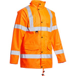 Blackrock Rail Orange Class 4:3 Breathable Waterproof Hi Vis Jacket