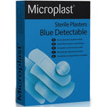 Microplast Blue Detectable Assorted Catering Plasters (Pack 20)