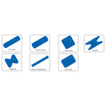 Microplast Blue Detectable Assorted Catering Plasters (Pack 20)