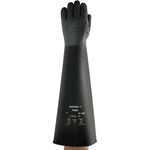 Ansell AlphaTec 87-108 Long Arm Heavy Duty Rubber Chemical Resistant Gauntlet 61cm