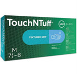 Ansell TouchNTuff  92-670 Blue Powder Free Nitrile Disposable Gloves AQL1.5 (Box 100)