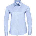 Russell Collection 932F Ladies Long Sleeve Easy Care Oxford Shirt 135g
