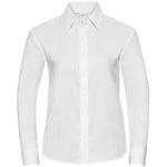 Russell Collection 932F Ladies Long Sleeve Easy Care Oxford Shirt 135g