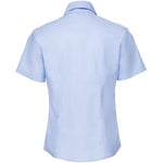 Russell Collection 933F Ladies Short Sleeve Easy Care Oxford Shirt 135g