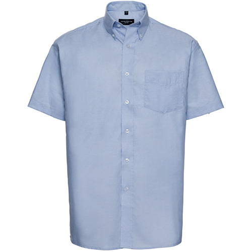 Russell Collection 933M Mens Short Sleeve Easy Care Oxford Shirt 135g