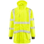 Leo Workwear Yellow EcoViz Waterproof Breathable 3-in-1 Hi Vis Clovelly Jacket with Hartland Fleece