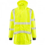 Leo Workwear Yellow Waterproof Breathable 3-in-1 Hi Vis Clovelly Jacket with Buckland Softshell
