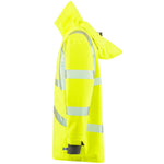 Leo Workwear Clovelly Yellow EcoViz 15K Performance+ Waterproof Breathable Executive Hi Vis Jacket