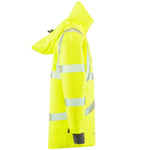Leo Workwear Clovelly Yellow EcoViz 15K Performance+ Waterproof Breathable Executive Hi Vis Jacket