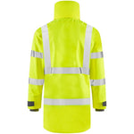 Leo Workwear Eastleigh Yellow EcoViz 10K Mesh Lined Waterproof Breathable Hi Vis Jacket